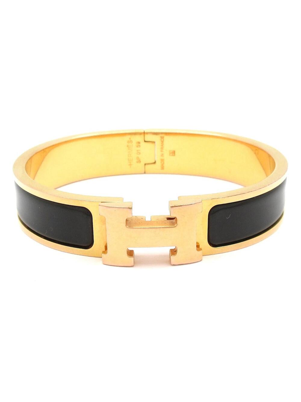 Hermes Click-Clack Ash Black Gold #358586H79B